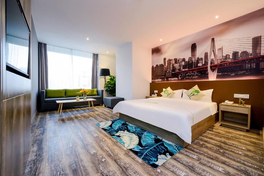 Heye International Youth Hostel Chongqing Esterno foto