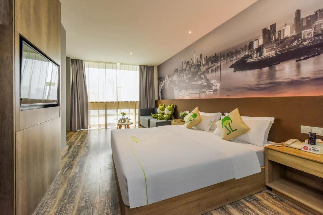 Heye International Youth Hostel Chongqing Esterno foto