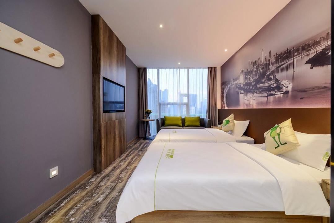 Heye International Youth Hostel Chongqing Esterno foto