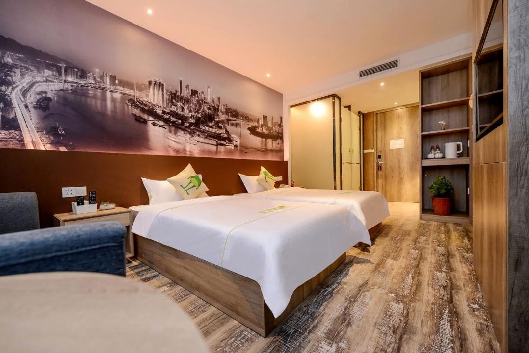 Heye International Youth Hostel Chongqing Esterno foto